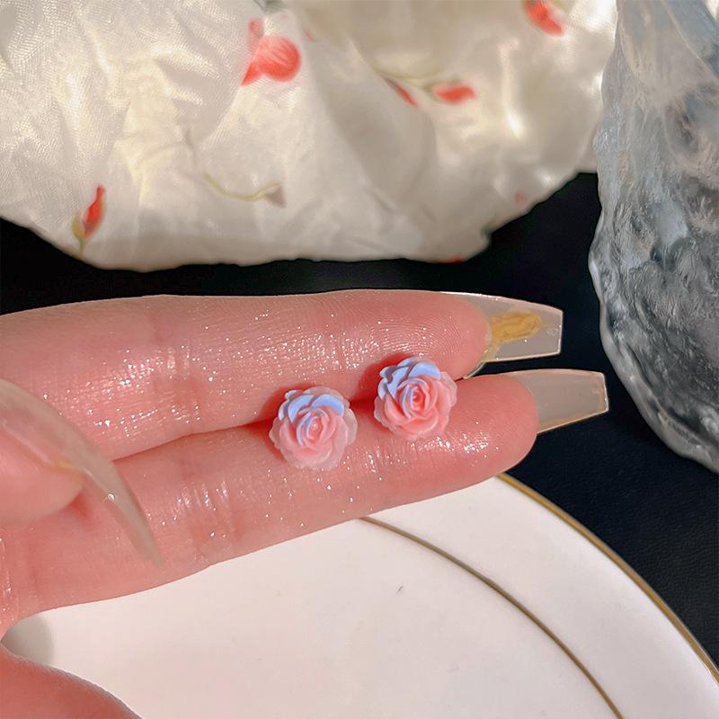 Cercei Ciucuri Floare Golă Acul de Argint Modă Personalitate Vânt Rece Cercei Lungi Temperament Cercei Avansați