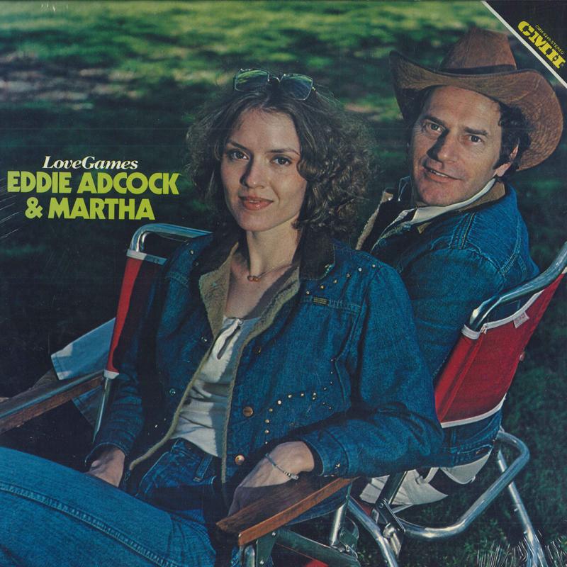 

LP Record EDDIE ADCOCK & MARTHA - LoveGames CMH6249 CMH Records 1980 US Folk
