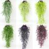 Simulated Green Plant Wall Hanging Flower Vine Hanging Basket Plant Wedding Church Home Decoration Wall Indoor Outdoor Decorate