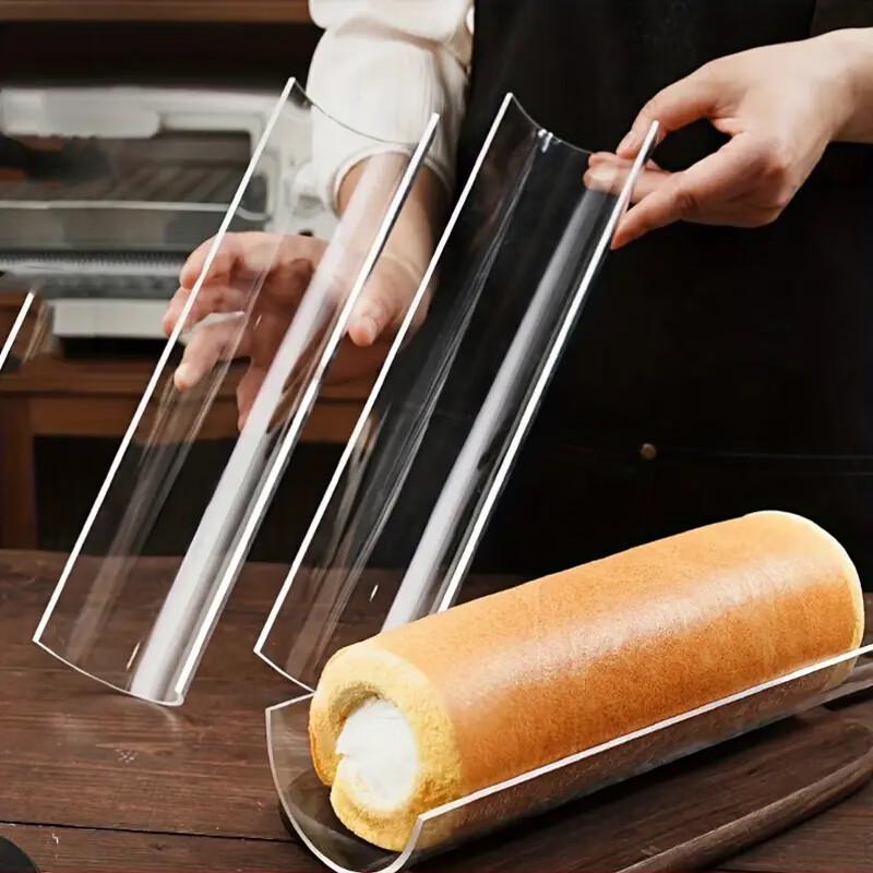 U-förmiger transparenter Kuchenrollen-Fixierer