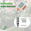 3/7 In 1 PH/EC/Temperature/Moisture/Air Temp/Fertility/Sunlight Soil Meter Detector Digital LCD Soil Tester for Garden