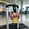 Cute Little Mushroom Cartoon Luggage Tag Luggage Check-in Tag Luggage Anti-lost Identification Tag Bag Ornaments