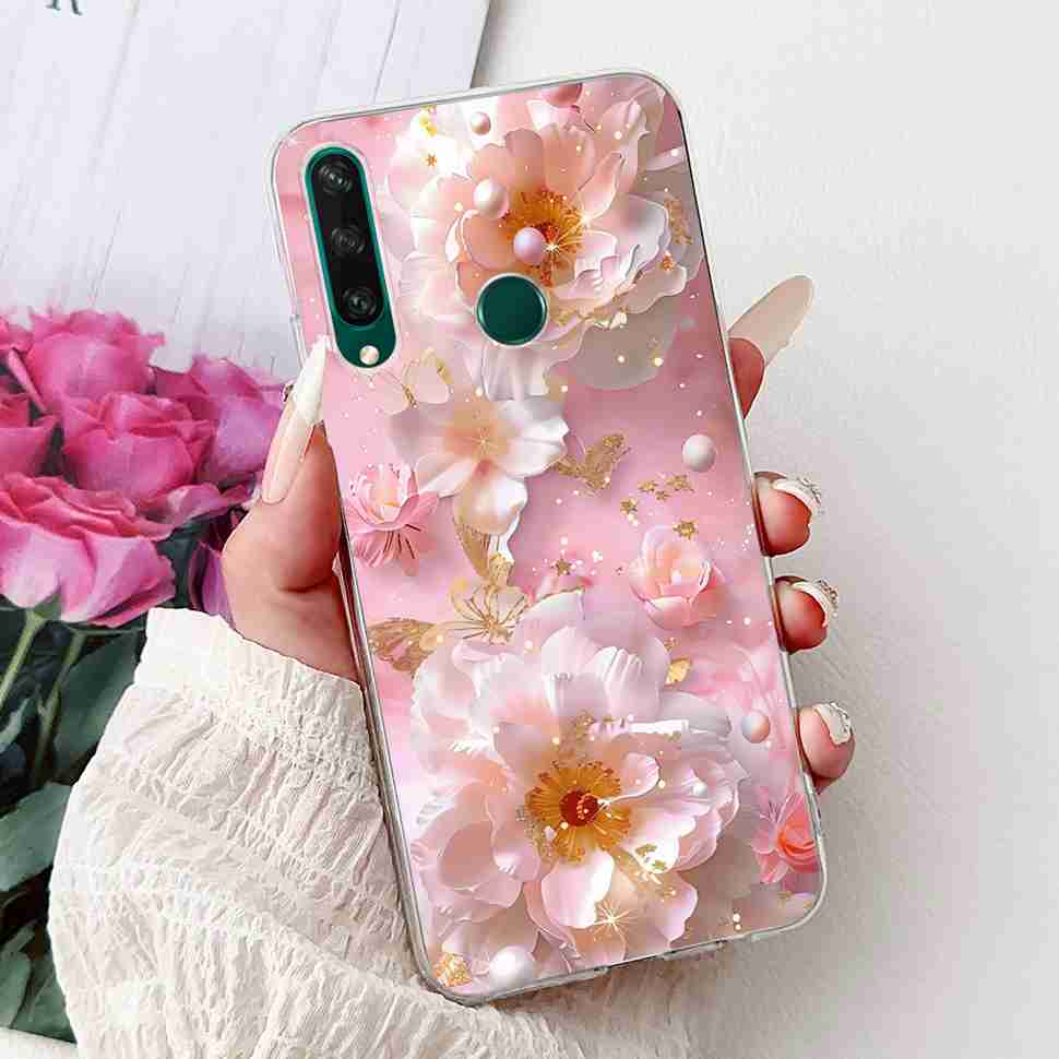 For Huawei Y6p Case Popular Painted Cover Soft Silicone Phone Case For Huawei Y 6p Y6p Y 7p Y7p Back Cover Bumper