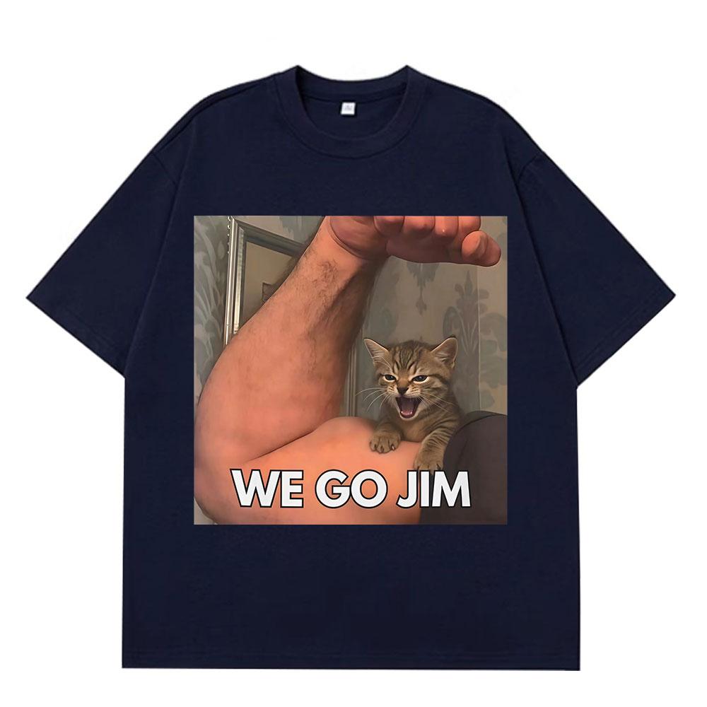 Lost In The Sauce Funny Cat Meme T Shirt Men Women Hiphop Clothing Tshirts Shortsleeved Loose Casual Cotton Harajuku Tshirts