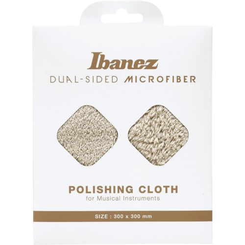 Ibanez GDC900 Double-Sided Guitar Cloth, 300mm x 300mm, Beige
