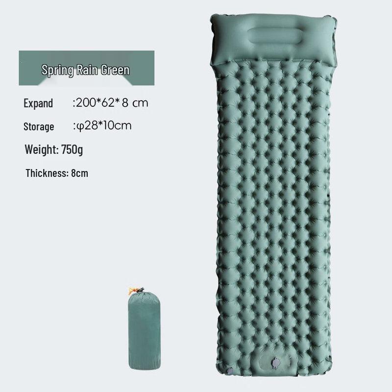 OEING Portable Inflatable Camping Sleeping Pad