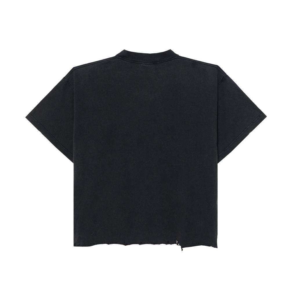 Balenciaga SS25 T Shirt Regular Fit Unisex Black 783399TSVA21041