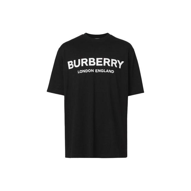 Burberry Men Logo Print T-shirt Black 80260161