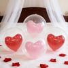 Love Heart PVC Balloons 13.38Inch Valentine's Day Heart Balloons for Anniversary Celebration Wedding Birthday Decoration