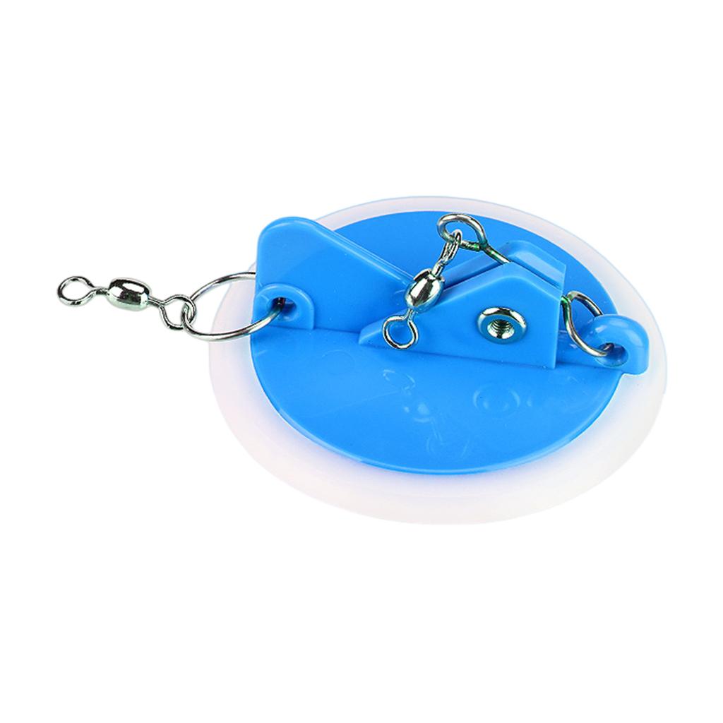Luminous Trolling Diver Disc Connector with White Bottom Adjustable Stable for Fishing Angling Bass Mandarin Various Fishes
