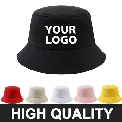 Custom DIY Logo Bucket Hat for Unisex Women Sun Beach Outdoor FisherUnisex Hats Unisex Chapeau Panama Bucket Cap Women