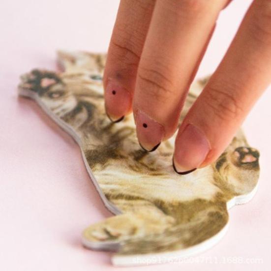 1/3Pcs Scratch Cat Belly Nail File Ergonomic Men Women Gel Acrylic Fingernail File Board Manicure Pedicure Tools Nail Supplies