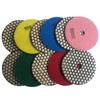 Konfor 100mm Diamond Polishing Pads, Dry Grinding Cutter for Marble and Granite, Pack of 7