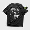 Hole Band T Shirt, 90s Oversized Graphic Tee, Goth Rock Apparel Unisex Clothing