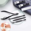 18Pcs Pliers Eyebrow Tweezers Nail Cutter Earpick Nail Sanding Nail File Nail Clippers Set Nail Tools Kit Pedicure Tool Manicure