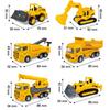 KidsPangPang Power Metal Heavy Equipment 6-Piece Toy Set