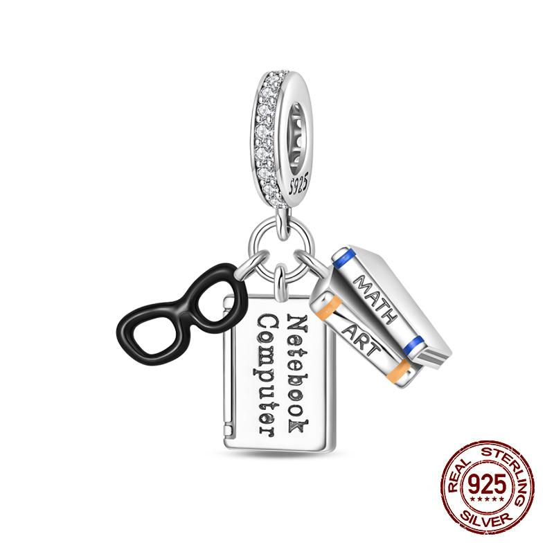 Copper Graduation Season Series Owl Bachelor'S Hat Charms Beads Suitable For 3Mm Original Design Bracelets DIY Style Jewelry