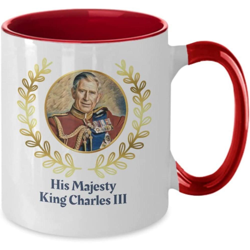 King of England Ceramic Coffee Mug Ceramic Coffee Mug Commemorative Cup 301-400ml
