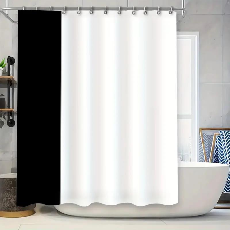 

Blue Fish Scale Shower Curtain Waterproof Decorative Bath Liner For Home Bathroom Accessories Dark Blue Sparkling Print 72X84 (1 W60H190(CM)-1 Pcs