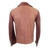Hermes Lamb Leather Riders Jacket 46 Red brownUsed