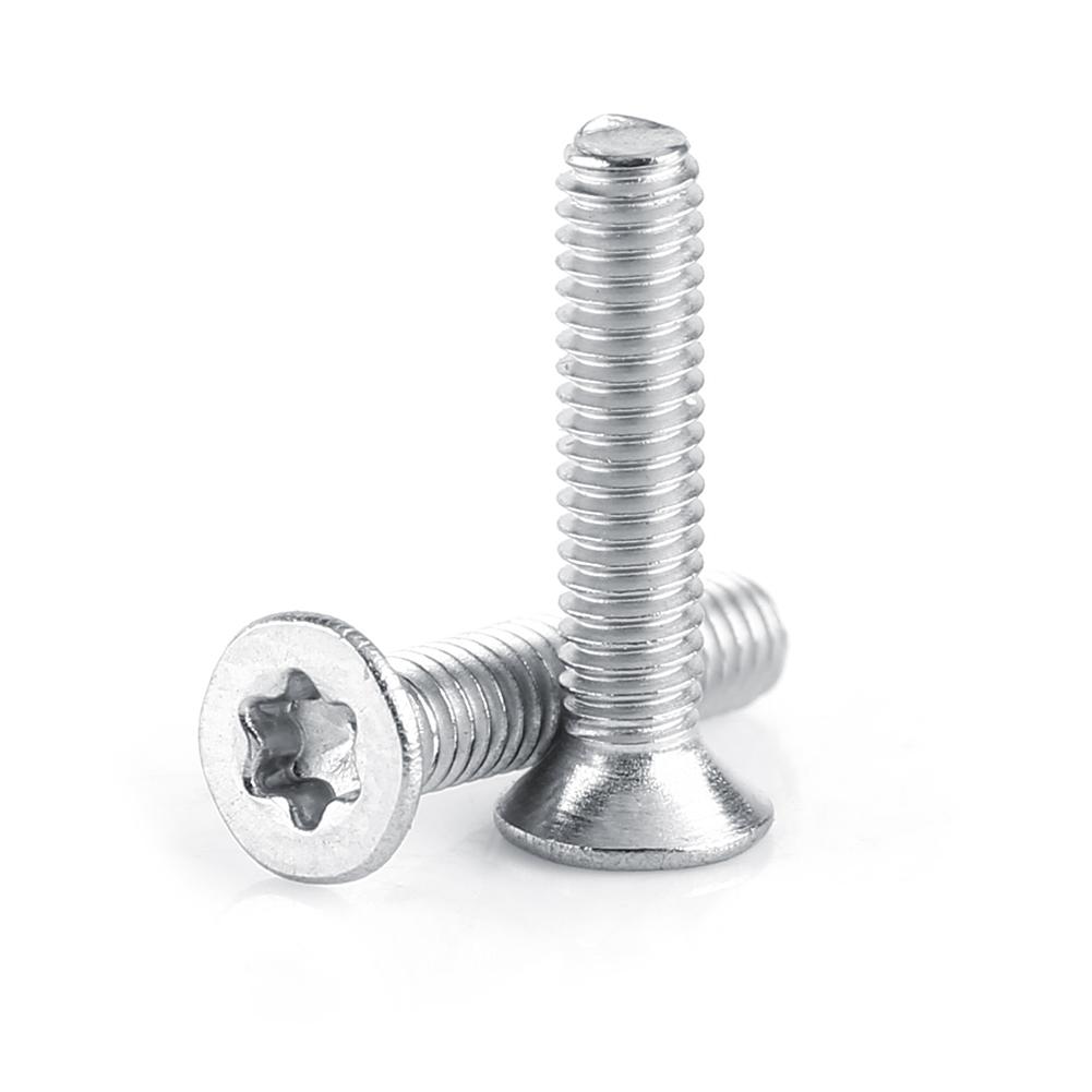 M2.5 Star Screws Countersunk Flat Head Machine S Pack of 50-piece (M2.5*5)