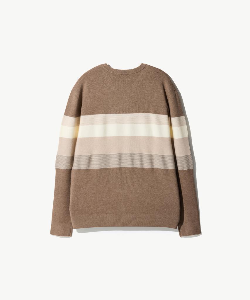 STCO Diems Soft Touch Block Round Knit_Beige (Classic Fit)_Dktxa06Ctd