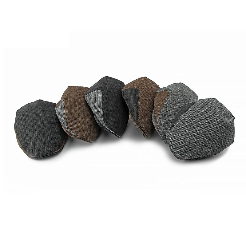 Hat Stitching Beret Men British Forward Cap Large Size Cap Women Peaked Cap
