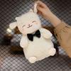 25/35cm Stuffed Plush Flower Sheep Animals Bow Tie Cotton Sheep Dolls Super Soft Decor Toys Funny Girls Boys Decor