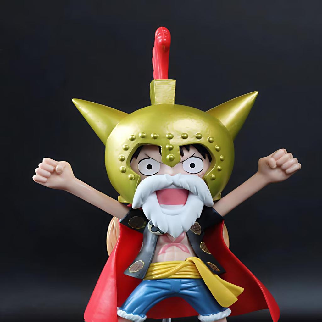 Anime One Piece The 15th Anniversary Q Version Figure Luffy Model PVC Statue Toys Doll Action Figure Children Decoration Gift
