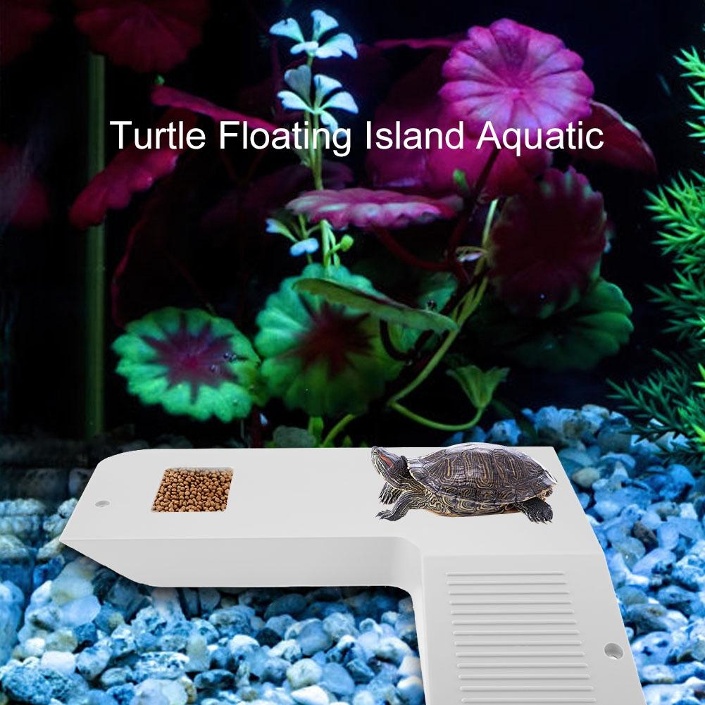     Floating Island   Pet Reptile   Supplies Aquarium Ornament(Green)