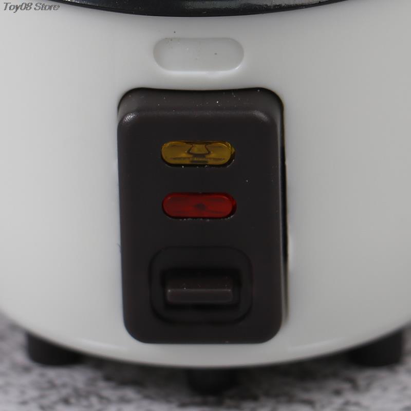 New 1Pcs 1/12 Scale Miniature Dollhouse Rice Cooker Modle Pretend Play Simulation Kitchen Appliance Accessories Toy