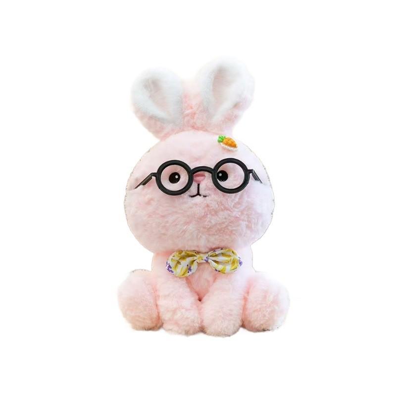 Plush Dog Toy With Bowtie Cute Stuffed Animal For Kids And Collectors