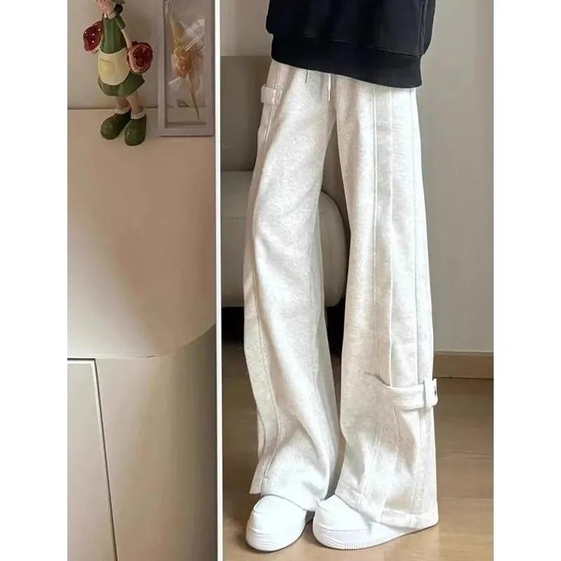 Men's Sweatpants Spring Autumn New Style High Street Versatile Pants Fall Straight Casual