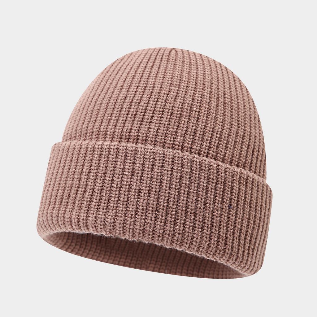 European and American Autumn & Winter Retro Dome Warm Short Knit Skull Cap - Thickened Beanie, Unisex Slouchy Hat