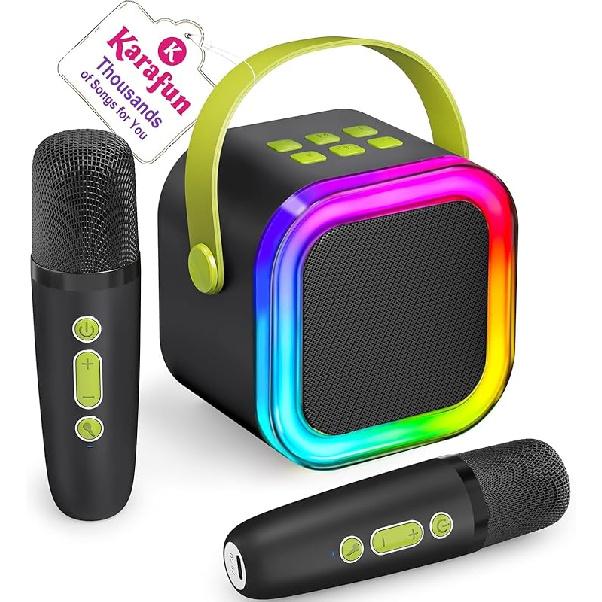 Mini Karaoke Machine for Kids, 2025 TOP Toys Birthday Gifts Ideas for Girls Ages 4, 5, 6, 7, 8, 9, 10, 12+ Years Old, Portable MP3 Player with 2