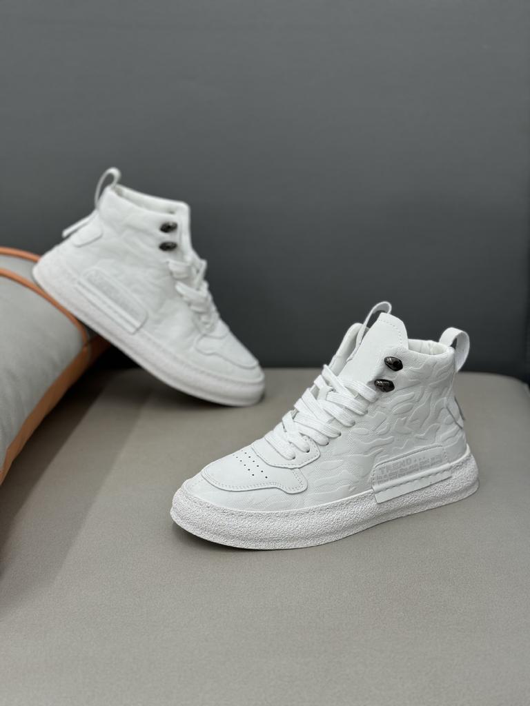 New leather casual and comfortable high-top shoes XS for autumn