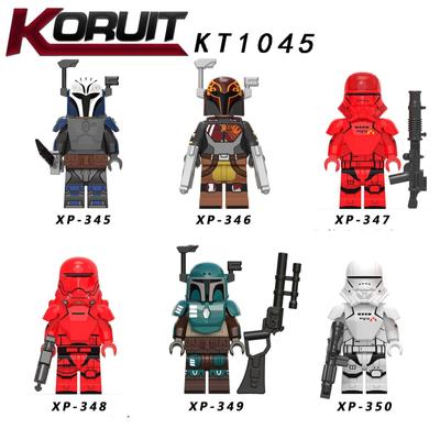KT1045 Дитячі зібрані будівельні блоки Мініфігурки Building Block Toys DIY Інтелектуальні іграшки Один продаж XP345-350