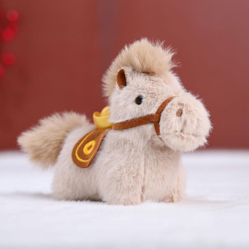 

New cute children s pony doll toy pony gift Year of the Horse mascot ornament plush doll 12