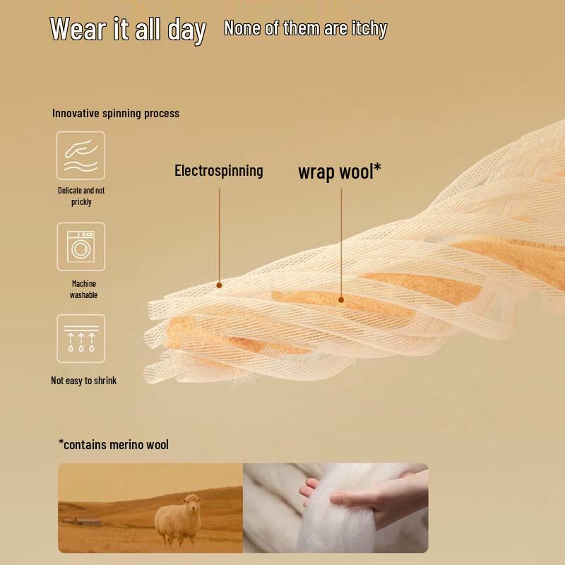 TRIES Men's Half-High Collar Merino Wool Blend Pullover Sweater