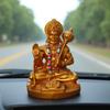 Ídolo de Hanuman para Painel do Carro, Murti para Casa com Hanuman Chalisa para Proteção contra Energia Negativa, Boa Sorte e Sucesso
