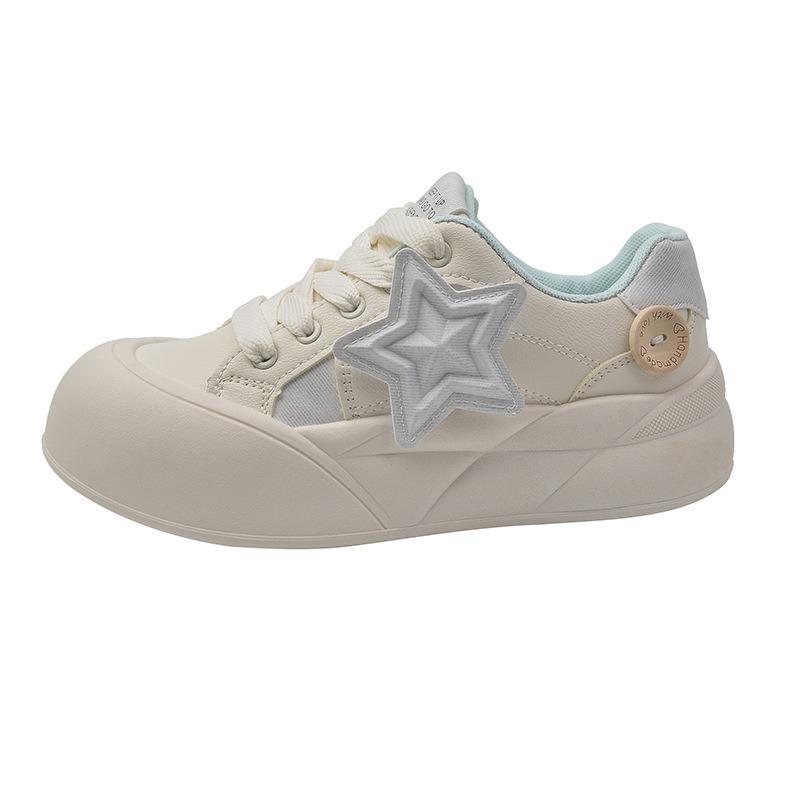 New niche original board shoes women's new spring autumn and winter platform white shoes versatile casual bread shoes