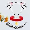 3Pcs Animal Costume Halloween Dog Costume Accessories Including Headband, Tail, Dog Collar