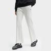 Fila Solid Color Straight Fit Knitted Sports Pants Women Bottoms Brushed-White F11W348608F-IV