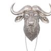 Animal Head Wall Buffalo Sculpture Decor Mount Minimalist Artistic Modern
