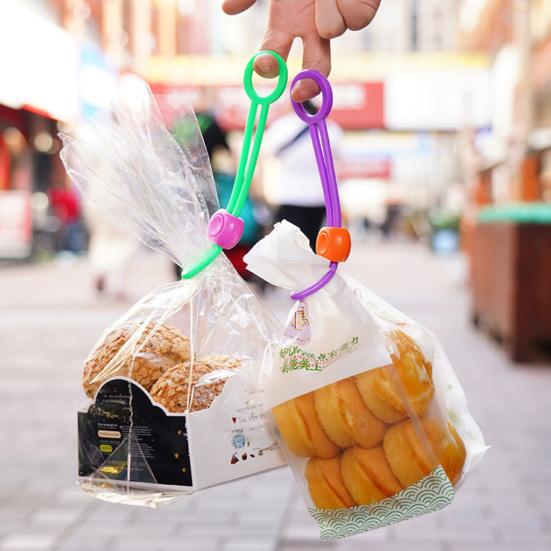 10/20/30/50 db Zárókötöző Újrafelhasználható Többcélú Cipzáras Kábelkötöző Élelmiszertasakokhoz Levehető Zárókábelek