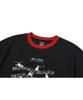 CPGN STUDIO Cats Music Ringer Short Sleeve T-Shirt Black