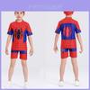 Nieuwe Spider-man Cartoon Stijl Kinder Zwemkleding Jongens Gesplitst Zwempak Met Spinnenvormige Zonbescherming