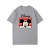 Disney Mickey Mouse Cartoon Print Short Sleeve Casual T-Shirt For Men Summer Fashion Hip Hop Streetwear Unisex Couples Clothing