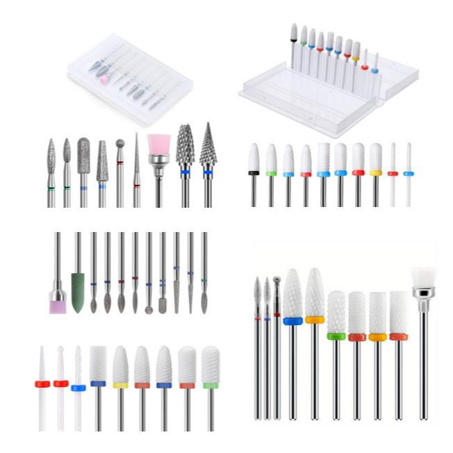 Electric Nail Drill Set with Multiple Grinding Heads for Dead Skin Removal
