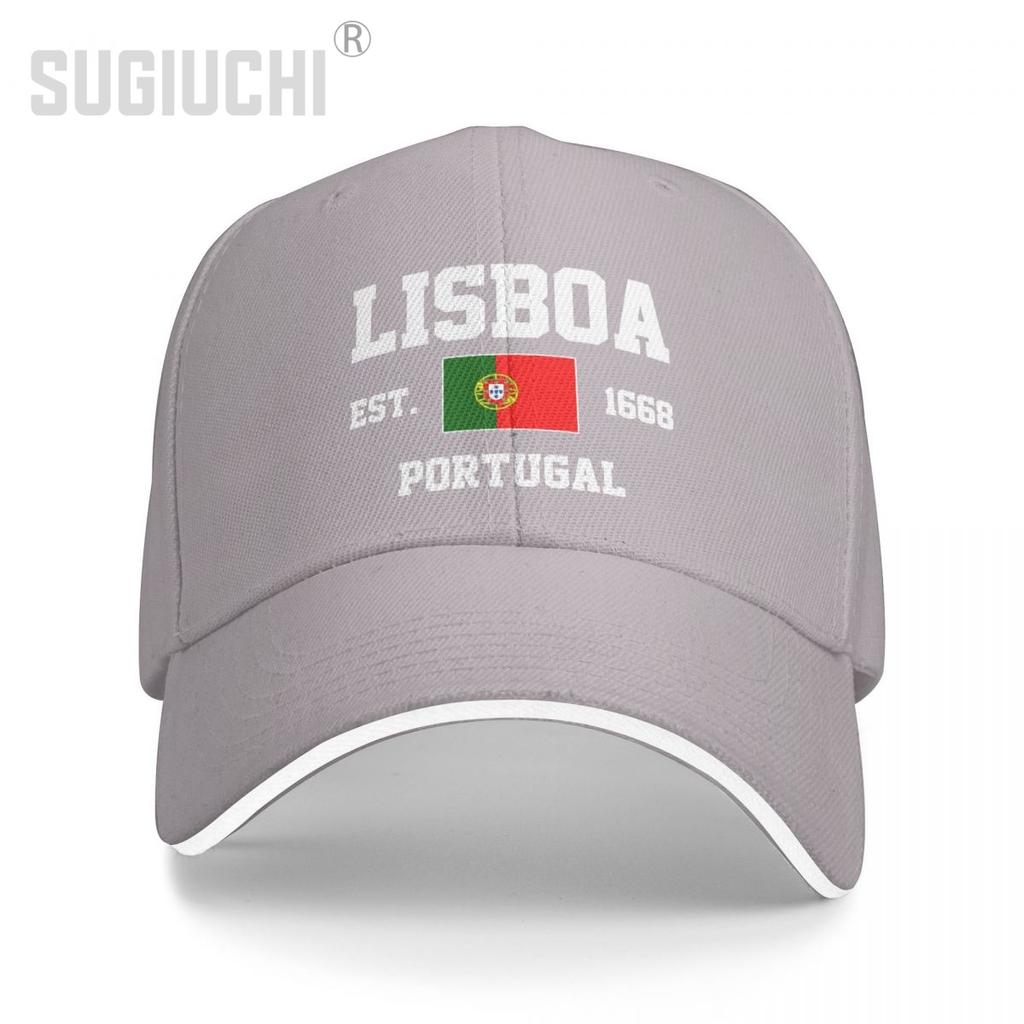 Baseball Cap Portugal EST.1668 Lisboa Lisbon Capital Unisex WoUnisex Unisex Hip Hop Sandwich Caps Snapback Golf Hat Fishing